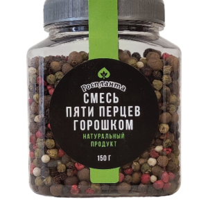 Смесь Пяти перцев дробленая 600г Роспланта