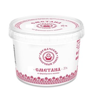Сметана 20% 3кг (Киржачский МЗ)