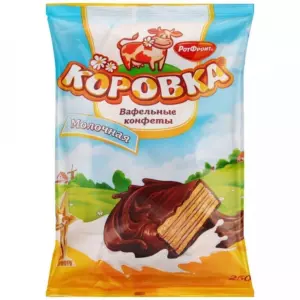 Конфеты 0,25кг Коровка вафельная