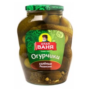 Огурцы 1800г Дядя Ваня соленые Рязанские