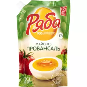Майонез 630г/670мл Ряба провонсаль