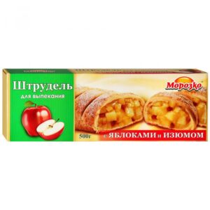 Штрудель с/м 500г Морозко с яблоком и изюмом [8]