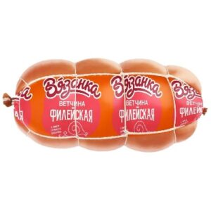 Ветчина Филейская Живой Пар 450г Вязанка