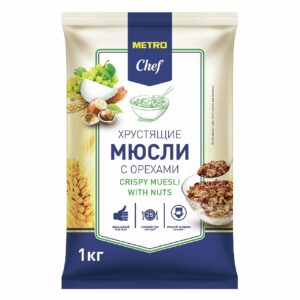 Мюсли 1кг с орехами (Metro Chef)