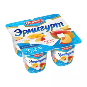 Йогурт 3,2% 100г Эрмигурт персик-манго [24]