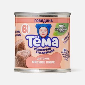 Пюре 90г Тема говядина/язык (Тихорецкий ЗДМК) [12]
