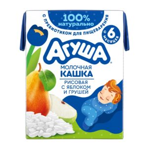 Каша молочная 200мл Агуша Засыпай-ка Рис-яблоко-груша [10]
