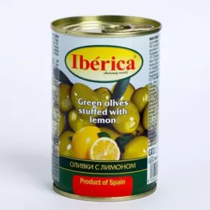 Оливки 300г Iberica с лимоном б/к [12]