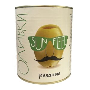 Оливки 3000г/3100мл СанФил зеленые резаные [6]
