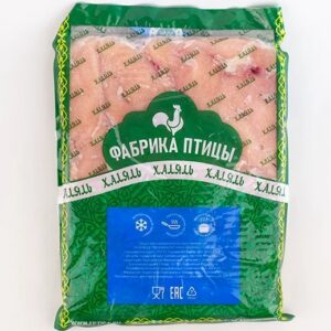 ЦБ филе грудки большое Халяль с/м пакет 2,5кг (Фабрика Птицы)