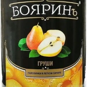 Груши в сиропе Бояринъ половинки