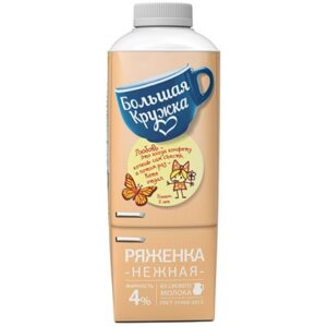 Ряженка 4% 500г Большая кружка (Галактика)
