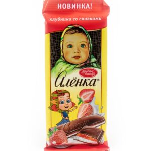 Шоколад Аленка клубника со сливками 87г